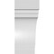 Ekena Millwork 5-in. W x 8-in. D x 12-in. H Pescadero Architectural Grade PVC Knee Brace BRCP05X08X12PEC - alternate 3
